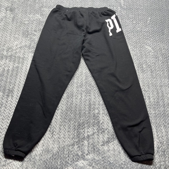 Victoria's Secret PINK Jogger Sweatpants Women's Size‎ Small Black Turquoise - Picture 3 of 12